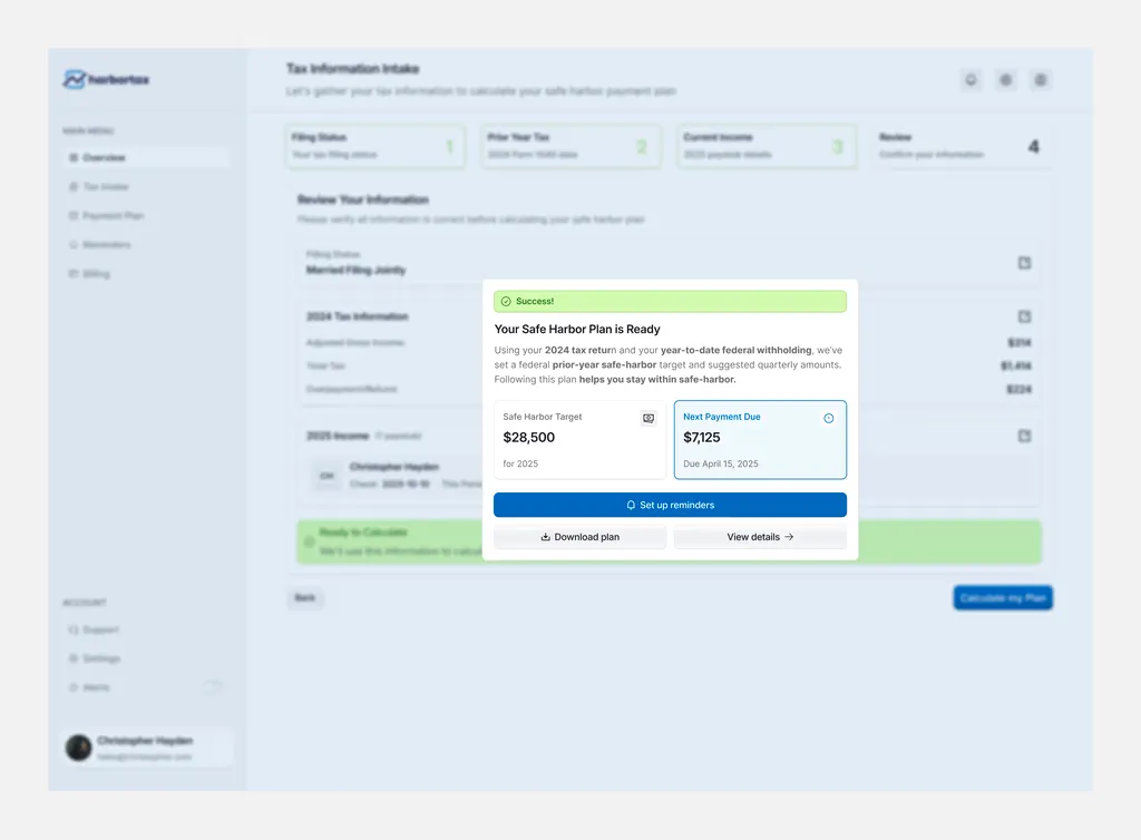 Harbortax - Tax tracking CRM
