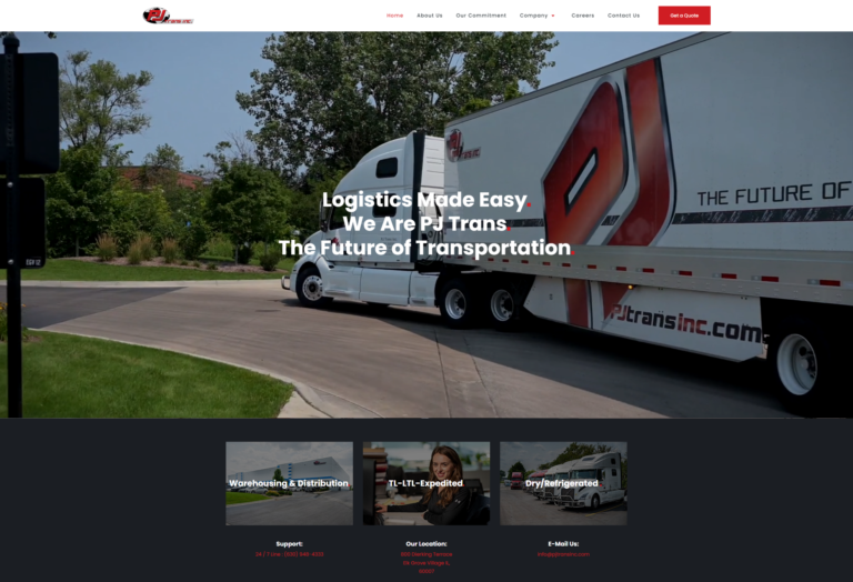 PJ Trans Inc: Trucking & Logistics